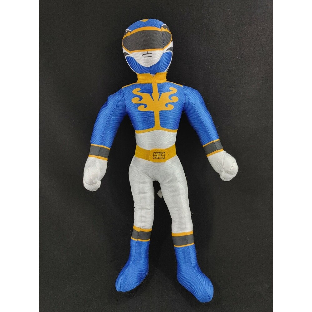 Power Rangers Megaforce Blue Ranger Noah Carver Plush Toy 19 Inch 2013 Bandai